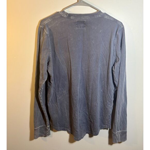 Abercrombie & Fitch Men’s Small Long Sleeve Pocket Tee – Vintage Wash Gray - Picture 4 of 4